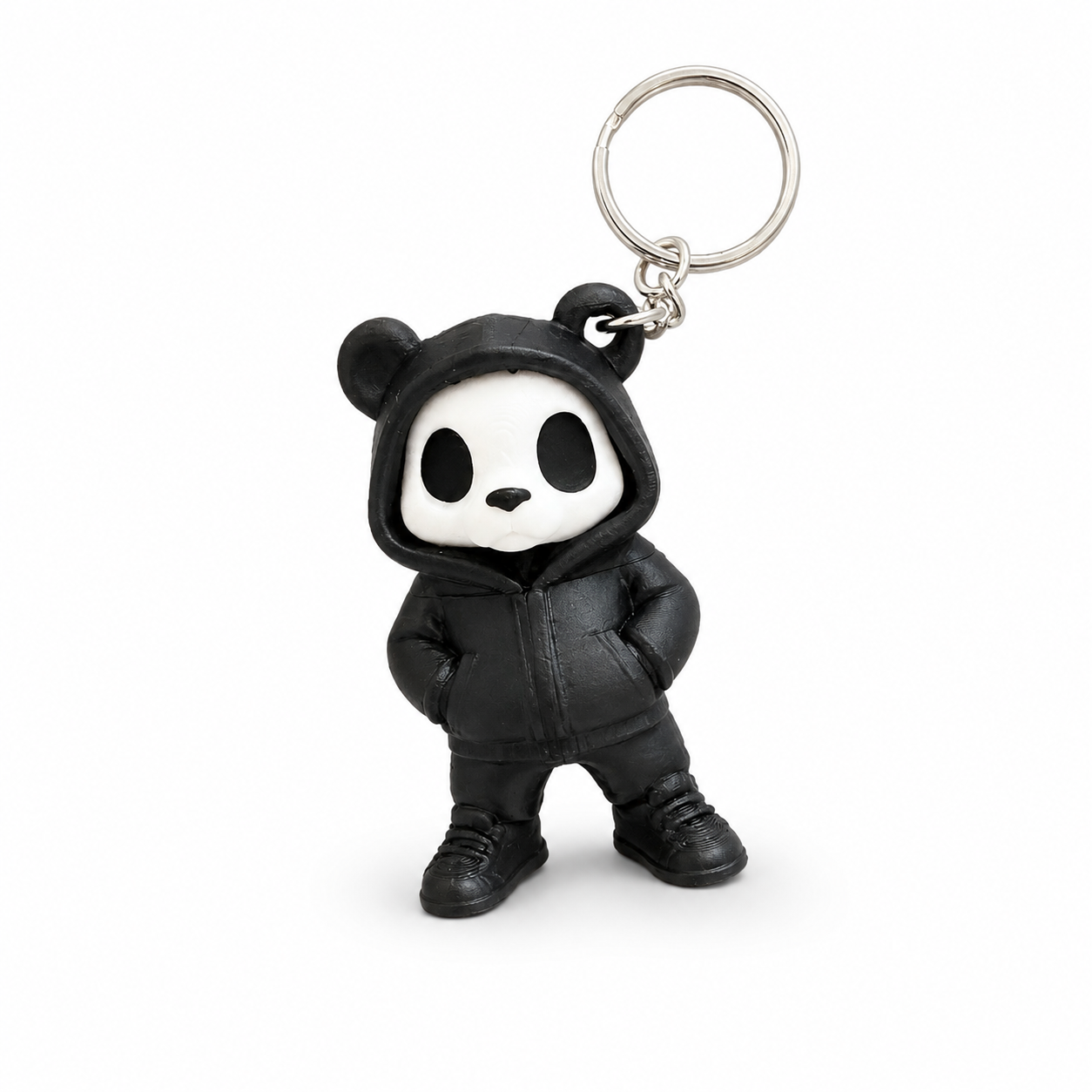 Panda Hoodie 3D Printed Keychain
