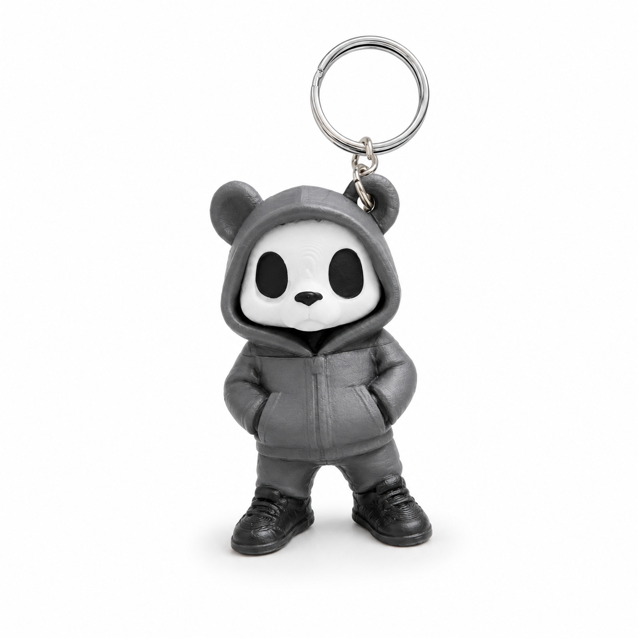 Panda Hoodie 3D Printed Keychain